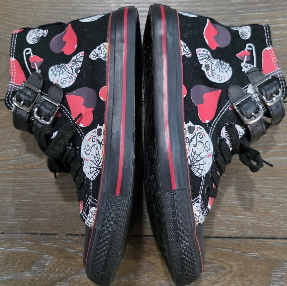 Iron Fist High-Top Sneakers, Women's Size 8